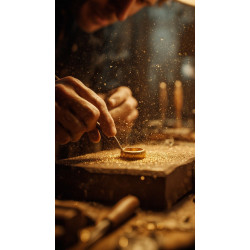 سوار حرفي من النحاس المطروق من فاس